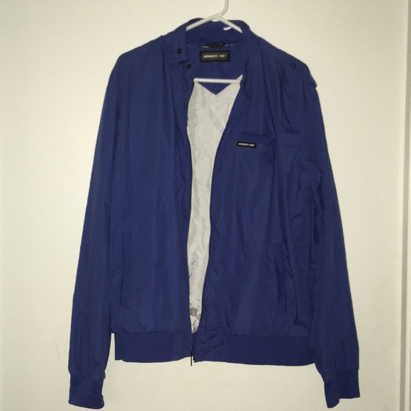 Members Only Blue Iconic Racer Jacket - Picture 2 of 2